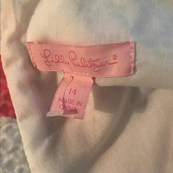 Size 14 girls Lilly Pulitzer shift dress excellent condition - Picture 9 of 9